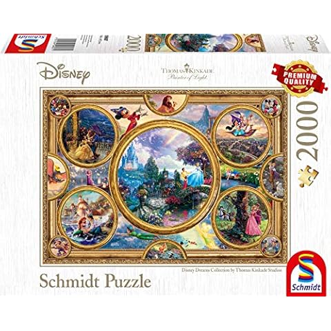 Schmidt Thomas Kinkade: Disney - Dreams Collection Jigsaw Puzzle (2000-Piece) Cover