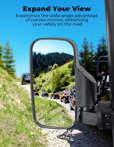 image for KEMIMOTO UTV Side Mirrors And Center Mirror with 1.6