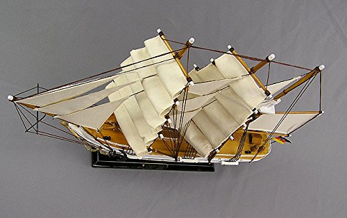 Freier Gorch Fock Segelschiffmodell Modellschiff Schuhlschiff Standmodell Großsegler