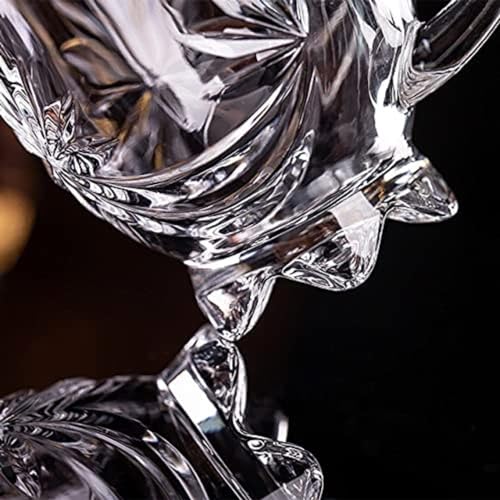 Image of VILON Italian Premium Glass Tea Cup Set | Coffee Mugs with Handle Transparent Drinking Cup for Milk, Cappuccino, Hot Chocolate & Cold Beverages | 150ml| Set of 6 (Star Teacup 150ML 6)
