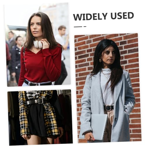 FRCOLOR 2Pcs Stretchy Elastic Waist Belt for Women Comfortable Decorative Cinch Belt Vintage Wide Waistband for Dresses and Daily Wear Fashionable and Versatile Accessory3