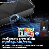 Ottocast Bezprzewodowy CarPlay Wireless adapter, U2AIR Pro Wireless Car Play Dongle Plug Play do fabrycznych przewodowych samochodów CarPlay(rok modelowy: 2016 do 2023)