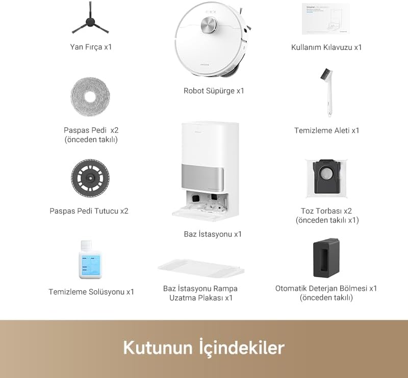 Dreame L10s Ultra Gen 2 Robot Süpürge Beyaz - Görsel 7