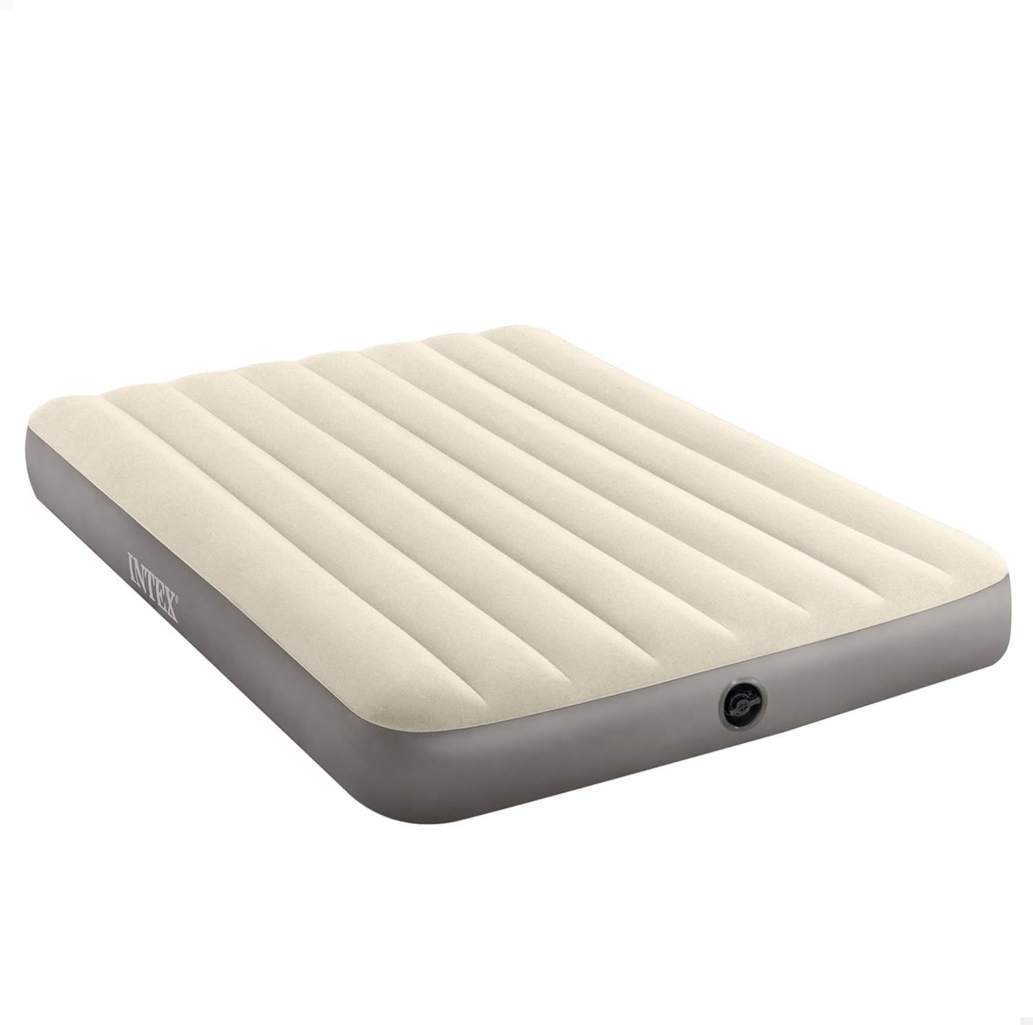 Intex 64765 Matelas Gonflable, Multicolore, 152 x 203 cm & 64102 - Matelas Gonflable Single High - 2 Pers