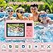 4K Underwater Digital Camera 48MP Waterproof Camera,10FT Floating Camera for Snorkeling,Surfing,Swimming and Kayaking,Dual-Screen Selfie,Autofocus,18X Zoom,Fill Light,32GB Card,Type-C Rechargeable