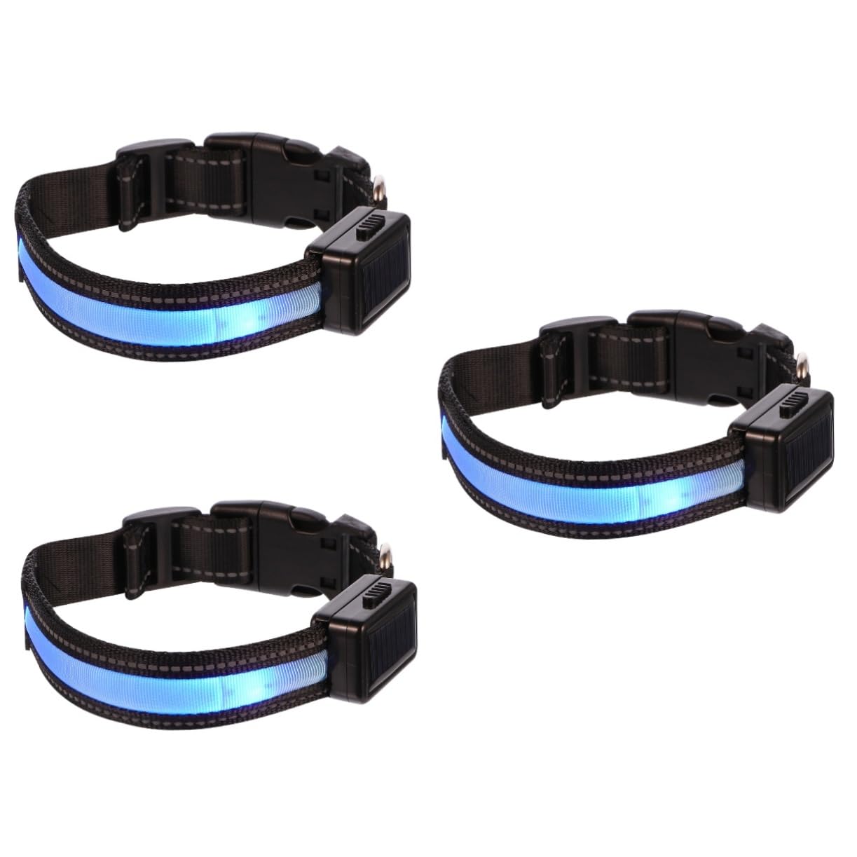 YARNOW 3 Ensembles De Colliers Lumineux pour Animaux De Compagnie Colliers pour Chiots Collier Lumineux Collier pour Chiot Collier pour Petit Collier De Sécurité pour