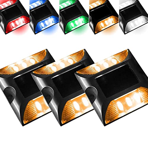 iimono117 道路鋲 ソーラー 自動充電 LED 道路 照明 ポール センターライン 縁石 反射板 視線誘導 合流帯 安全性 路肩鋲 車庫