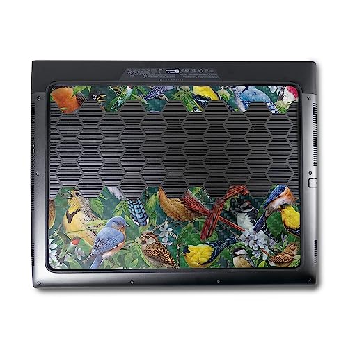 Image of MightySkins Carbon Fiber Skin Compatible with Alienware M18 R1 (2023) Full Wrap Kit - Penguin | Protective, Durable Textured Carbon Fiber Finish | Easy to Apply & Change Styles | Made in The USA