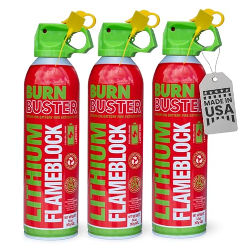 BURNBUSTER Lithium-Ion Fire Extinguishing Gel