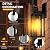 Kainozoic Outdoor Wall Light Fixtures Anti-Rust Porch Lights Outdoor Waterproof Exterior Lighting Fixtures Wall Lantern for Patio Front Door Garage - 2 Pack