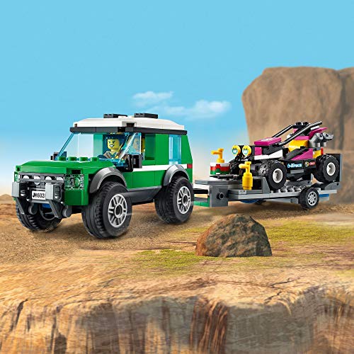 LEGO 60288 City Great Vehicles Furgoneta de Transporte del Buggy de Carreras
