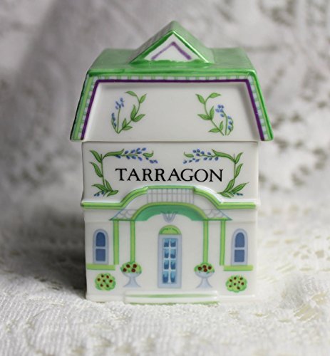 Lenox 'Spice Village' Porcelain Victorian House Spice Jar - Tarragon
