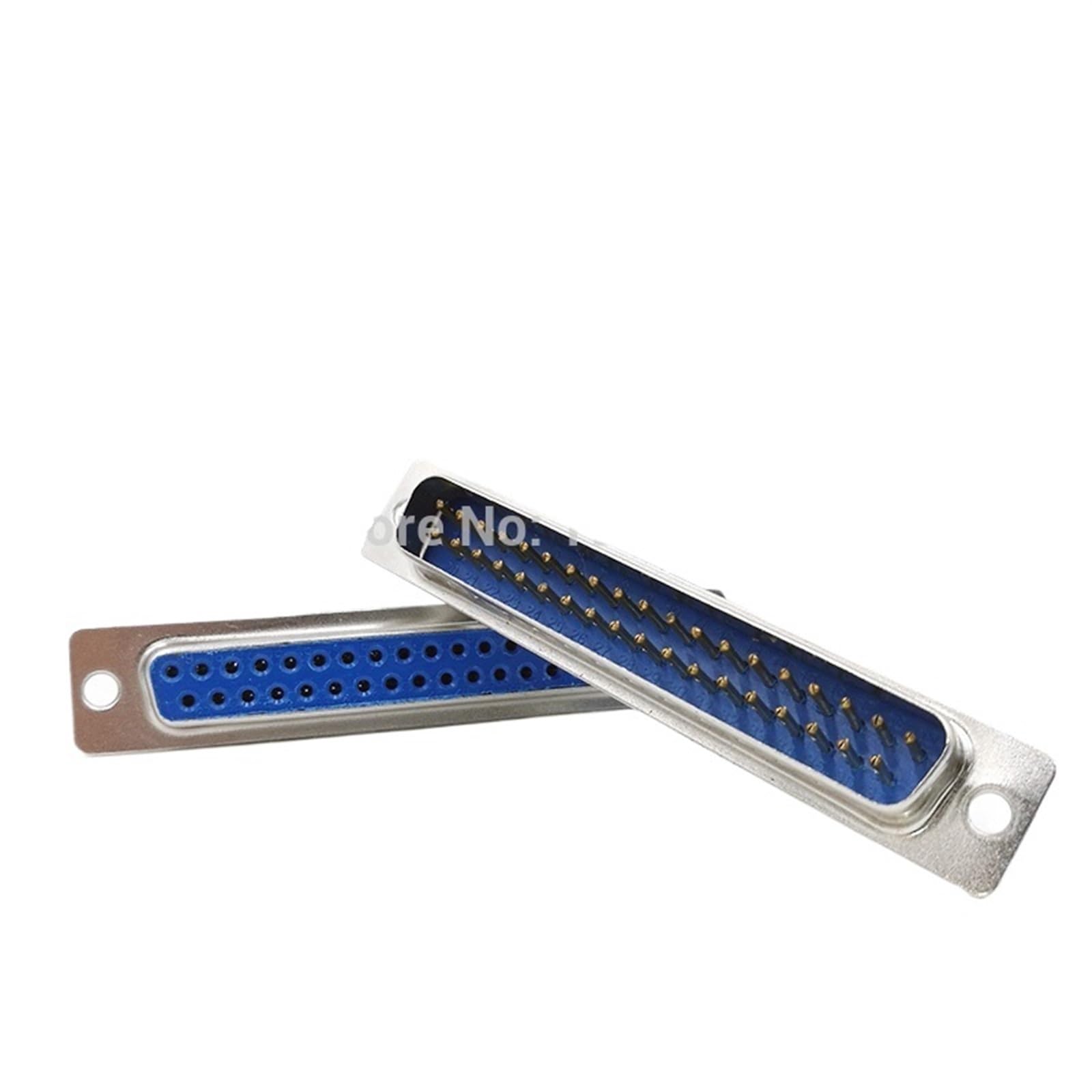 10Pc DB37 VGA Connettore porta parallela D SUB 37pin Core Porta Presa Adattatore Femmina Maschio(Silverly male)