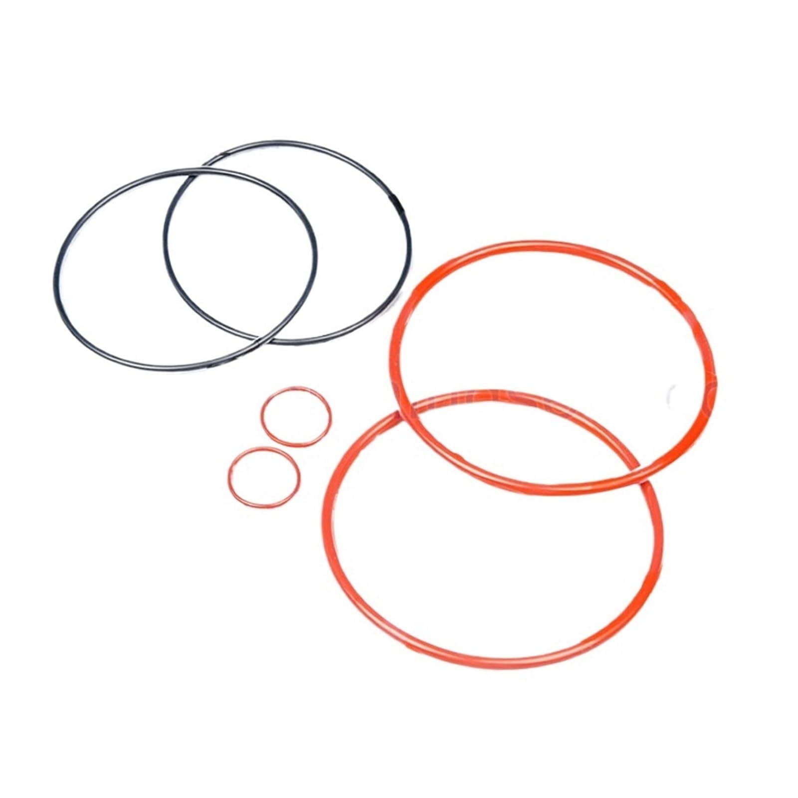 LEOTNNDQ 1pcs 113.6*CS5.7 Encapsulated O Rings Red Silicon Rubber Core Clear Jacket 5pcs A Lot