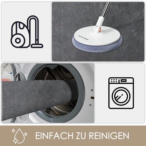 HiChiclife Fußmatte 40x60 cm Dunkelgrau – Schmutzfangmatte Waschbar rutschfest mit TPE Rückseite – Türmatte Eingang Innen – Fußabtreter für Haustür, Flur, Küche – Ideal für Haustiere & Kinder