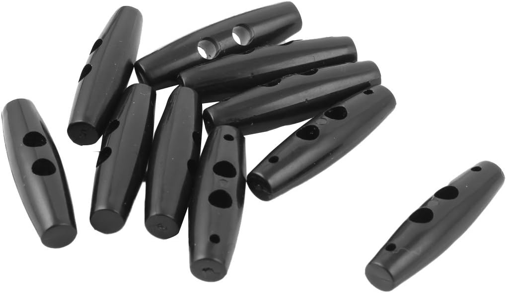 uxcell Plastic 2 Holes Scrapbooking Sewing Toggle Buttons