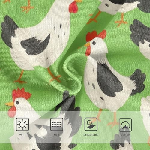 Funny Toddler Underwear Floral 2t Cotton Panties for Girl Black White Chickens Green Animal Briefs Kids Undies3
