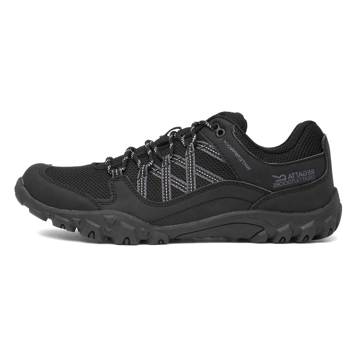 Regatta Mens Edgepoint III Walking Trainers - Black - 7 UK
