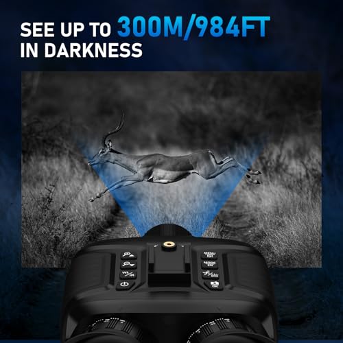 GOYOJO Binoculares de Visión Nocturna 4K Montura Cabeza miniatura 5