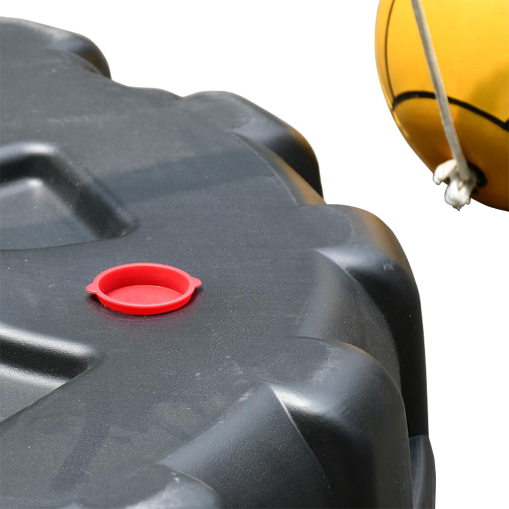 YUEWO Tetherball Portatili Con Corda in Nylon E Base Tetherball E Corda in Gomma Morbida Di Dimensioni Standard, Ottimo Gioco All'aperto Per La Famiglia