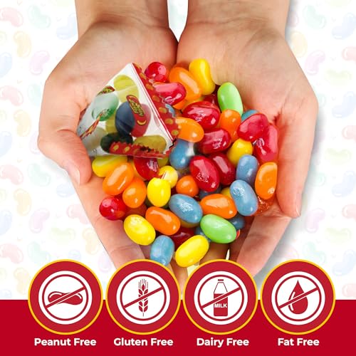 Jelly Bean Individual Pyramid Packs | 75 PACK | Mini Bags of assorted Candy Beans | 75 bags of 0.28oz | Assorted Flavors | Triangular shaped - image 3