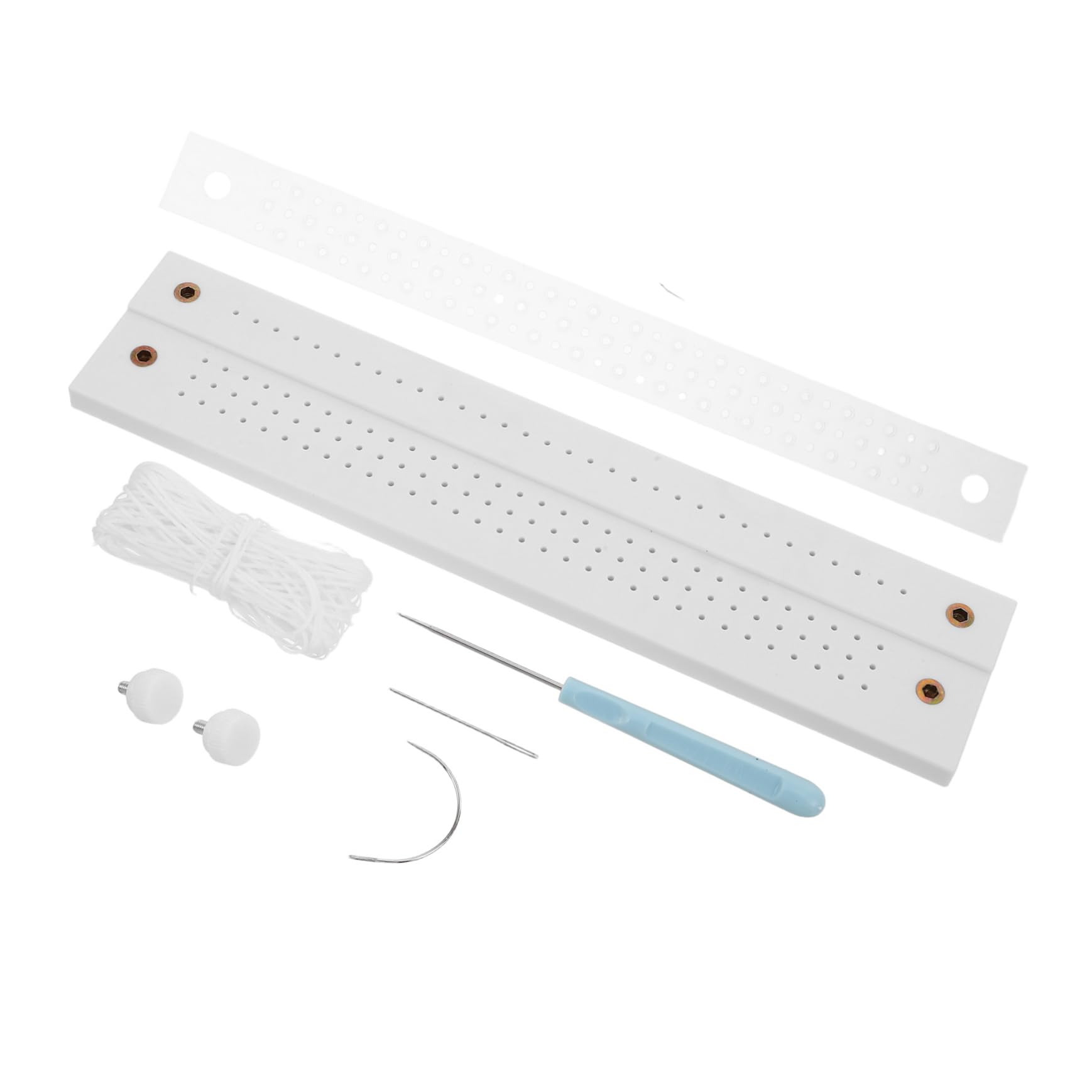Operitacx Rilegatura Libri in Stile Giapponese Kit per Creazione di Diario Fai da Te Include Pressa per Rilegatura in Punteruolo in Osso per Quaderni Diari e Agende