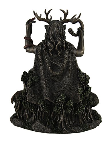 Estatua Cernunnos Dios Céltico de Animales y Submundo 9 pulg miniatura 4