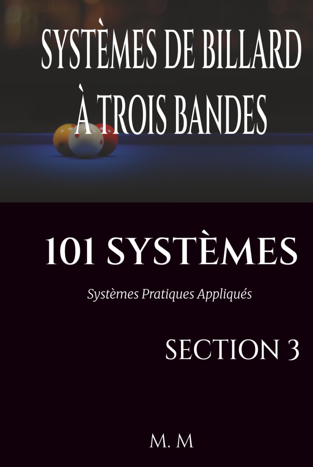 SYSTÈMES DE BILLARD À TROIS BANDES - 101 SYSTÈMES - SECTION 3: Systèmes Pratiques Appliqués | 201 Pages | 33 Systèmes