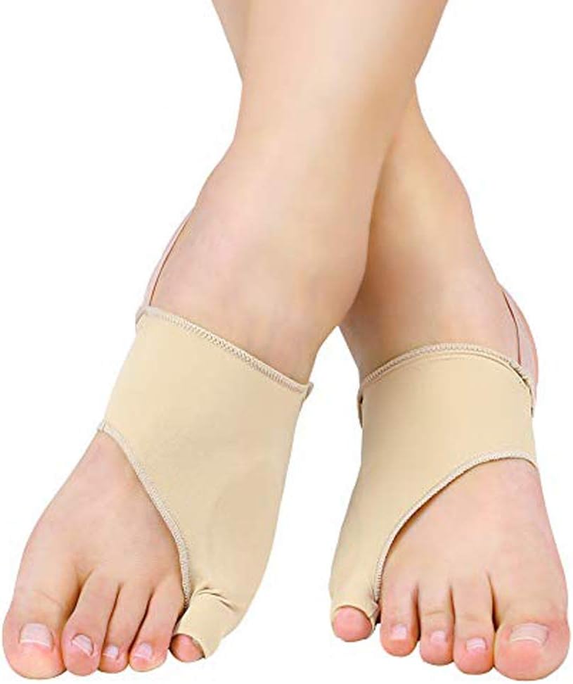 Tailors Bunion Corrector Pinky Toe Pain Relief Pad Soft Silicone Gel Bunion Pads with Anti-Slip Strap, Little Toe Cushions Spacer Guard Bunionette Corrector for Calluses, Blisters, Corns