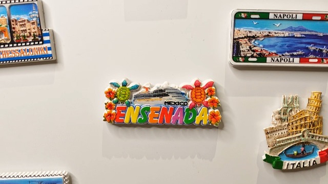 Imán decorativo 3D de resina Ensenada México miniatura 7