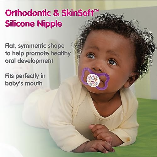 image for MAM Air Night & Day Baby Pacifier, for Sensitive Skin, Glows in The Da