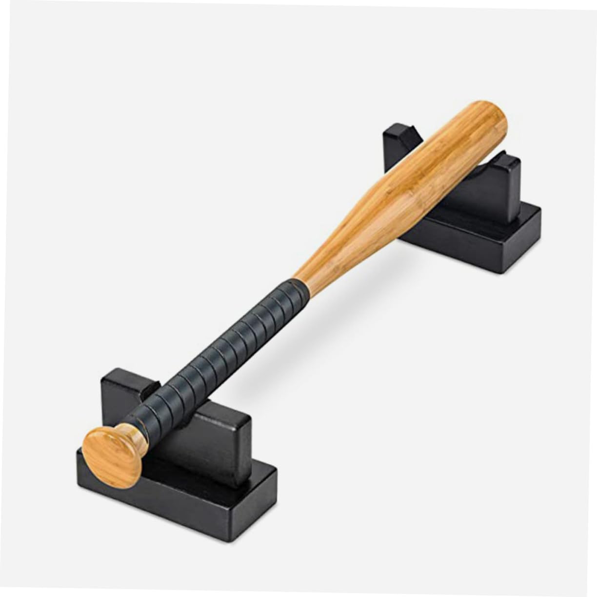 Baseball Bat Display Case 2pcs Wood Bat Rack Stand Sturdy Bat Storage Wall Hanger Scratch