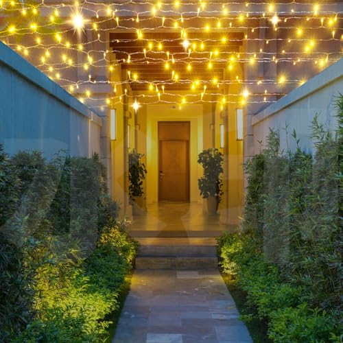 CNMTCCO Fairy Lights, 50 LEDs Battery Operated String Lights for Indoor Outdoor Bedroom Lighting, Wedding Decor, Party, Garden, Christmas, Tree Decoration (5M/16.4FT Warm White) - Image 4