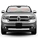 iPick Image, Compatible with - HEMI Logo Universal Fit One-Piece Easy Folding Silver Reflective Fabric Windshield Sun Shade (Size: 64