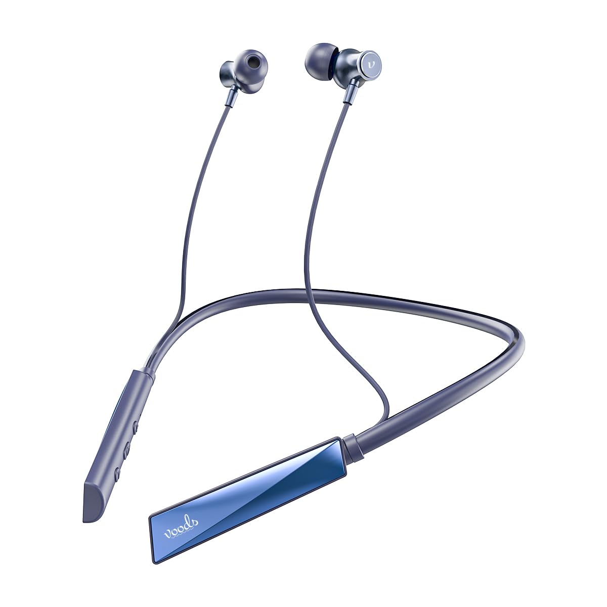 Voods Ultra Plus Voice Changer Neckband with 5 Voice Modes, 130 Hrs Stand By, Magnetic On/Off with Call Vibration Alert, Dual-Device Pairing, Clear Calls, Fast Charging & IPX6 Rating (Blue)-image-38