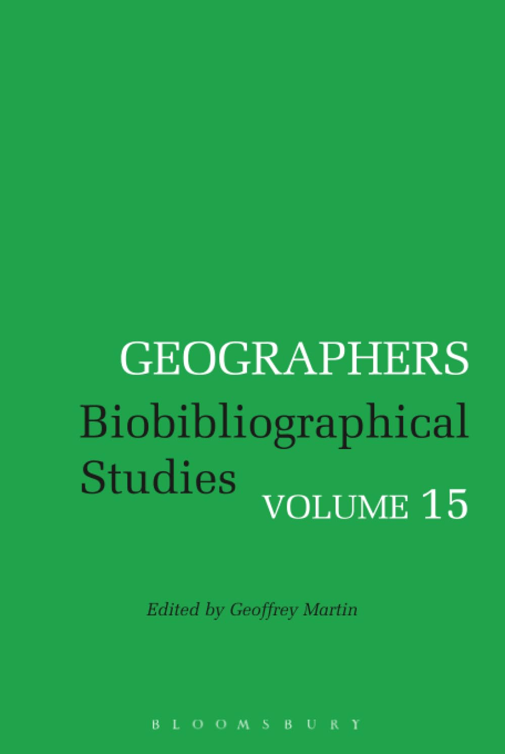 Buy Geographers: Biobibliographical Studies: v. 15 — BookShops.in
