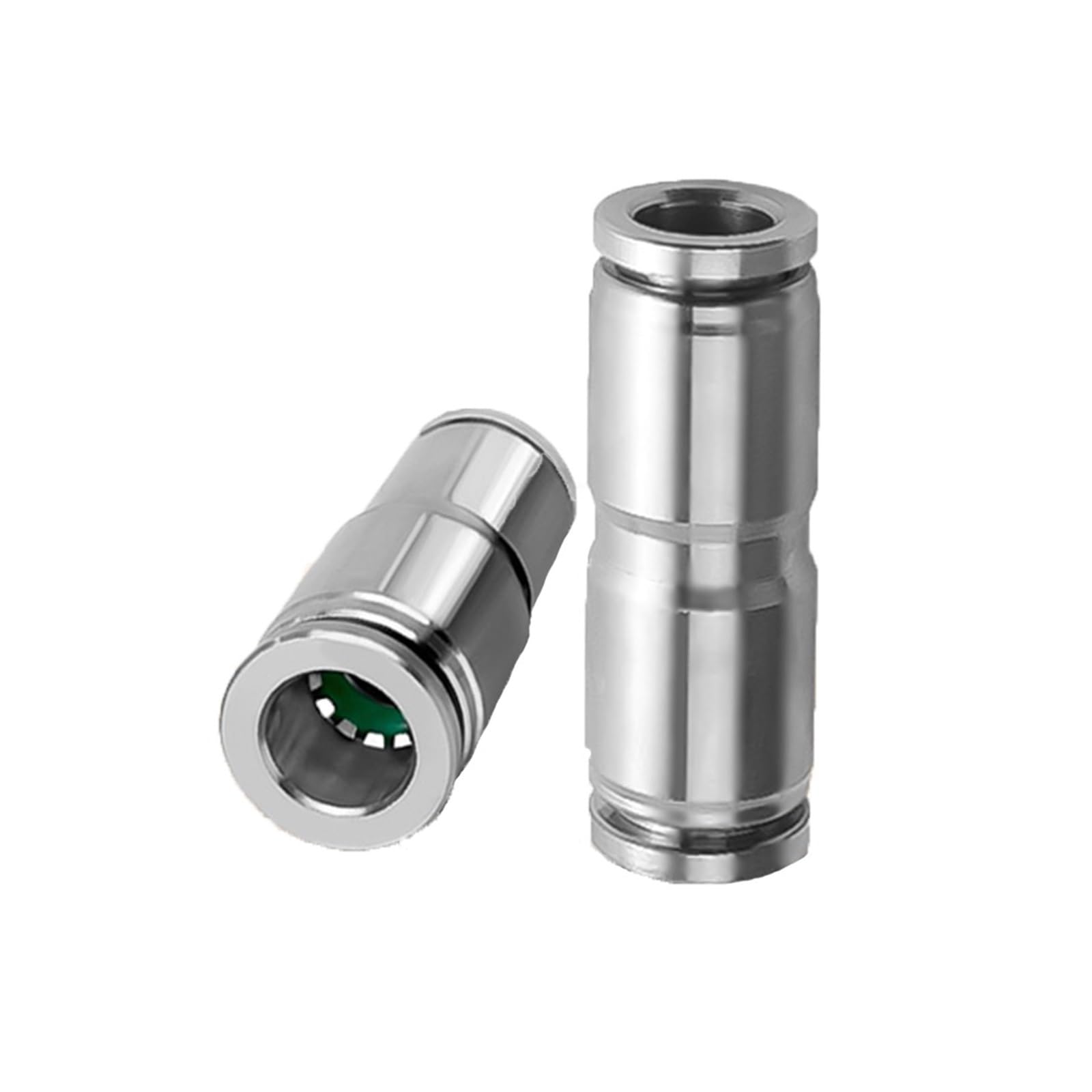 connettore rapido pneumatico diretto, Raccordo for tubo dell'aria in acciaio inossidabile 304 2 pezzi PG PU4 PU6 PU8 PU10 Raccordo in metallo for trachea(Pu16)