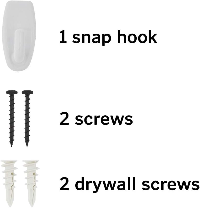 National Hardware N260-159 Heavy Duty Snap Hook, White