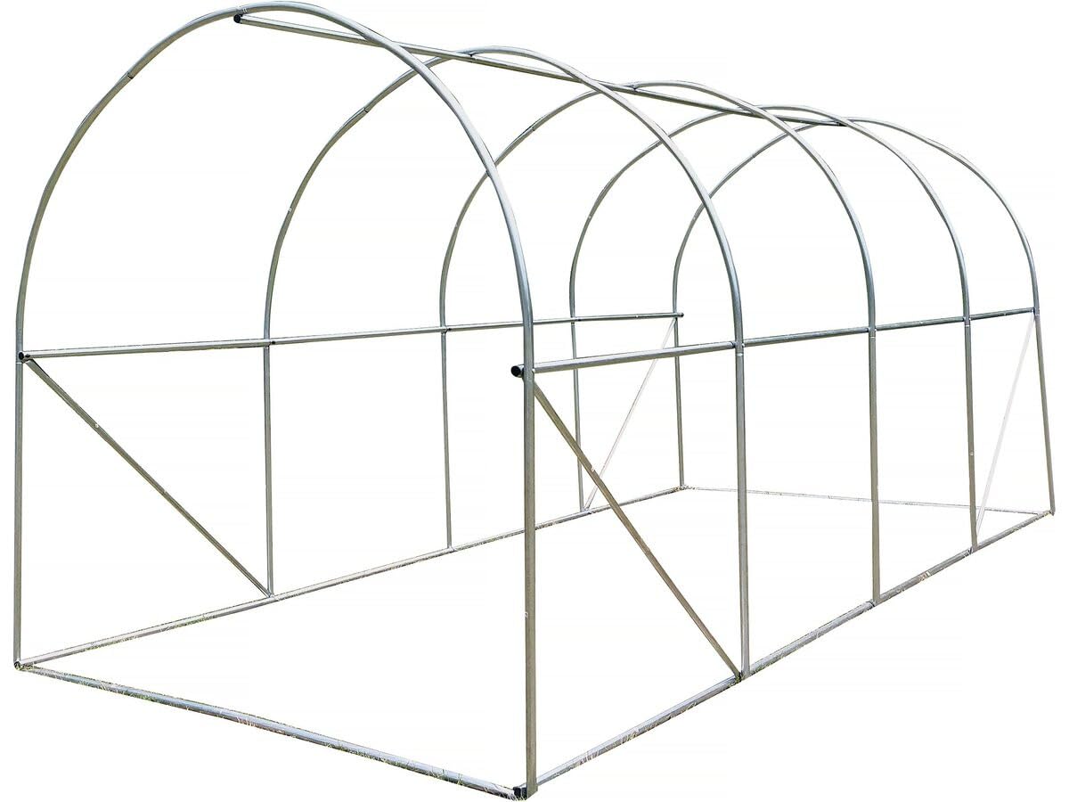Serre tunelle de Jardin 4,5 x 2 m Lys 9 m² 130g Vert