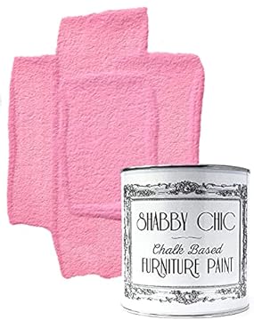 Shabby Chic Chalked Furniture Paint: Luxurious Chalk Paint Finish for Furniture, Home Decor, DIY Projects, Wood Paint - Interior and Cabinet Paint with Rustic Matte Finish - 250ml - Dusky Pink