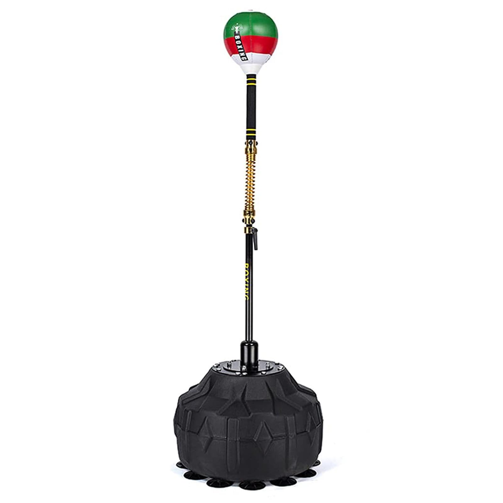 Palla da boxe (solo la palla, non il ripiano), palla riflettente, borsa Cobra, palla da boxe autoportante, accessori Speedbag, pompa ad aria inclusa, verde, 22 x 18 cm