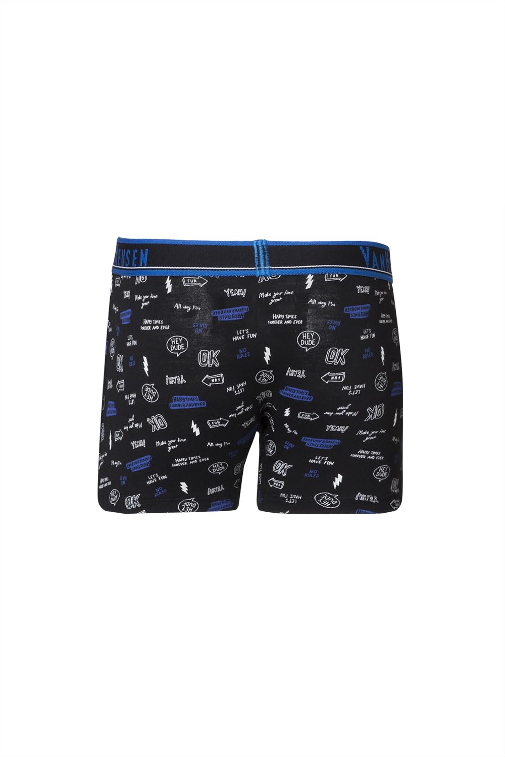 Van Heusen Boys Trunks - Combed Cotton Elastane - Pack of 2 - Allover Print, Ultra Soft Multicolour 1
