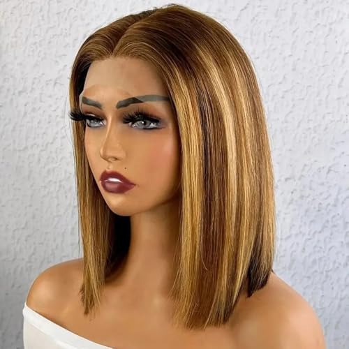 Peluca corta bob de cabello humano para un cambio de look natural y sofisticado en tu día a día 4