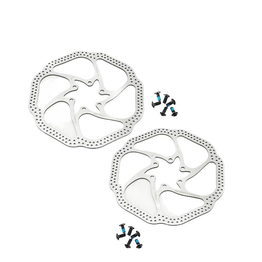 Disque VTT HSI 160mm lot de 2 avec 12 boulons de fixation pour frein de vélo