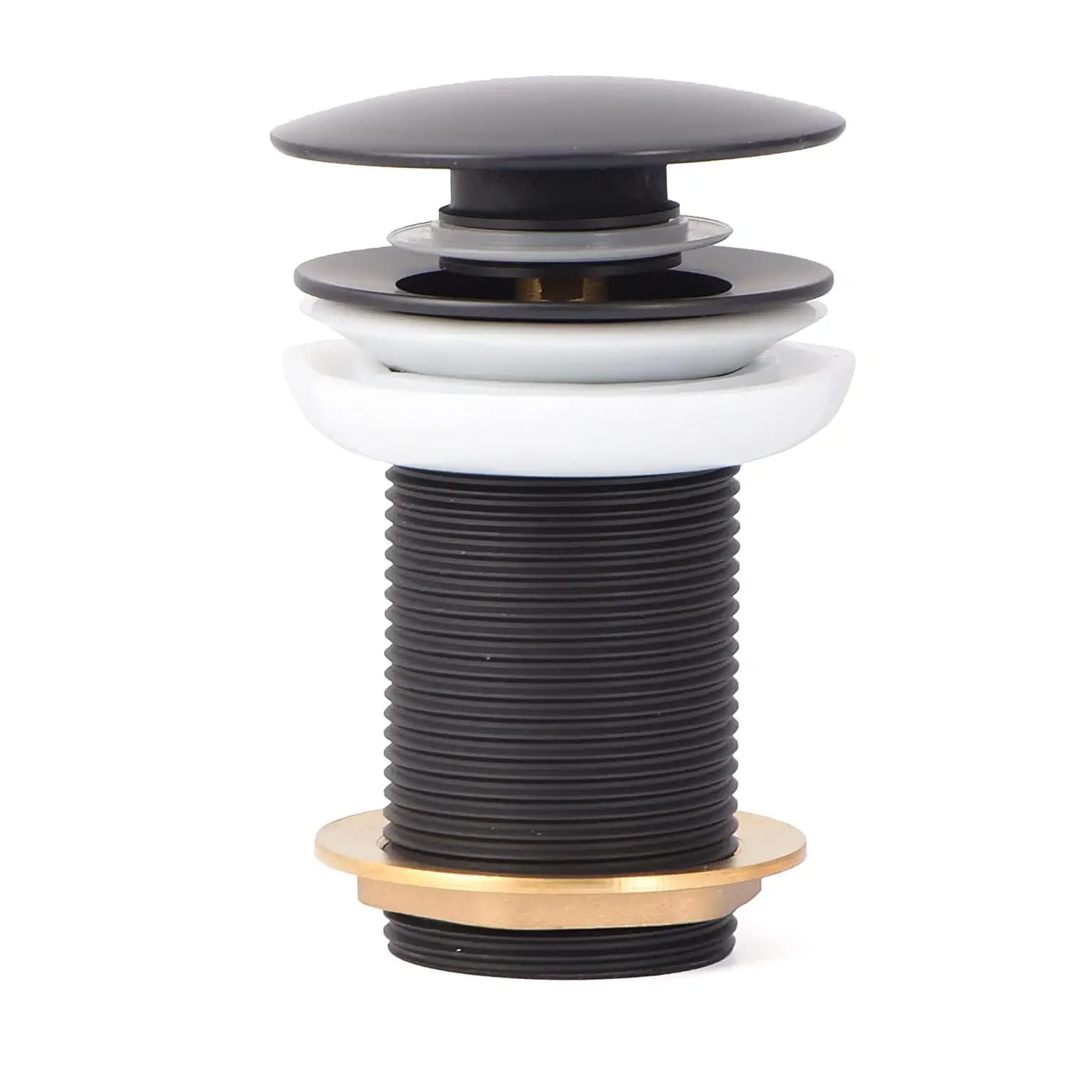 Emartt Full Thread Waste Coupling for Wash Basin in Black Color | Full Threaded Pop Up Waste Coupling | Sink Waste Coupling | Waste/Drainer Coupling 5 Inch (5 Inches) (B0CCSQ535W) Amazon Price History, Amazon Price Tracker
