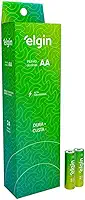 Pilhas Alcalinas AA Elgin - Tubo com 24 unidades