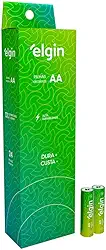 Pilhas Alcalinas AA Elgin - Tubo com 24 unidades