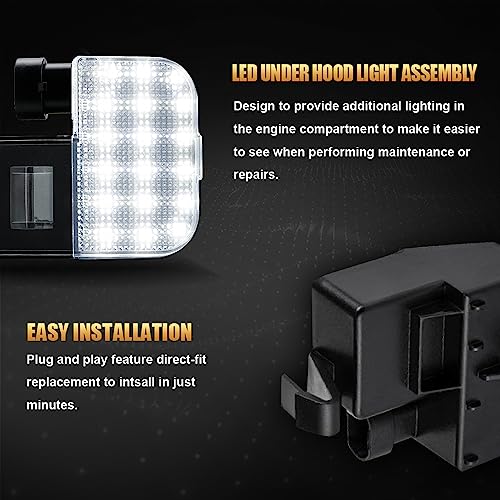 D-Lumina LED luz motor para Chevy GMC 18-SMD 6000K miniatura 7