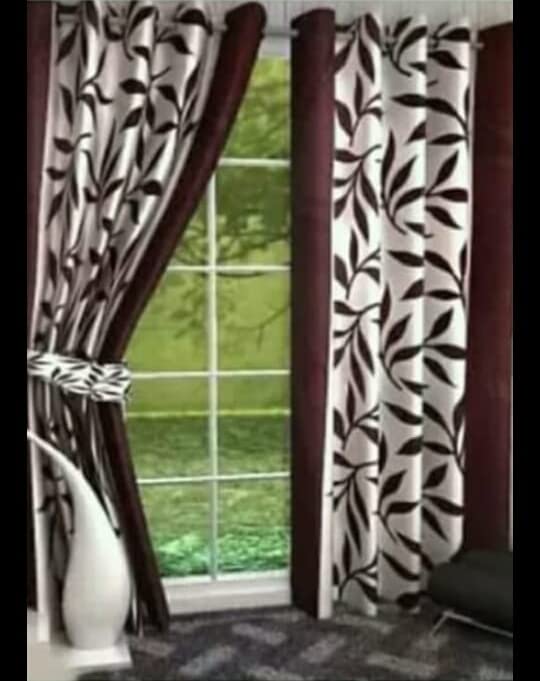 Buy Krishna Decor Polyerter Knitting Kolavari Eyelet 1 Piece Curtain