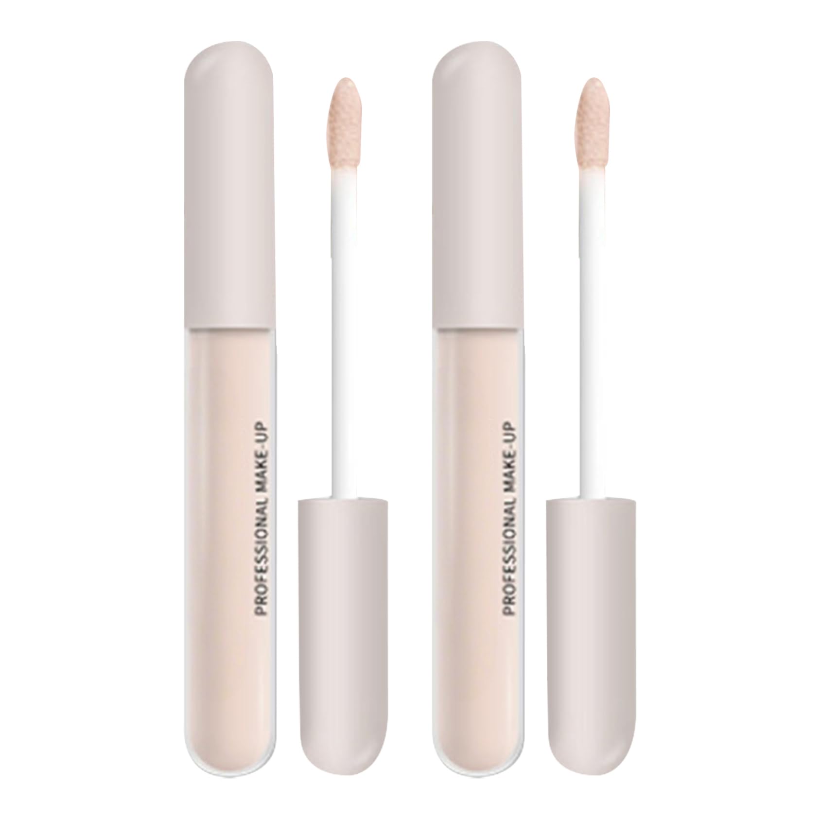 Liquid Concealer for Blemishes Lightweight Long-Lasting Coverage with Natural Finish 2Pcs Light Pink One Size